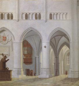 Pieter Jansz Saenredam Interior of the Church of St Bavon at Haarlem (mk05) Germany oil painting art
